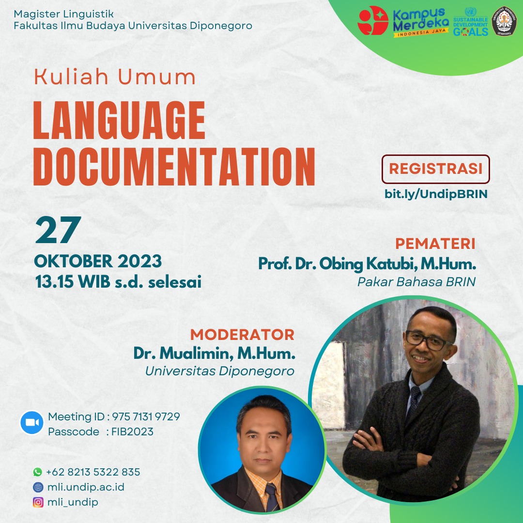 Guest Lecture: Language Documentation